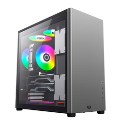 Gabinete gamer Balam Rush GM985 ATX media torre cristal