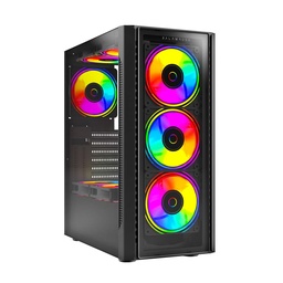Gabinete gamer Balam Rush GM745 ATX cristal templado