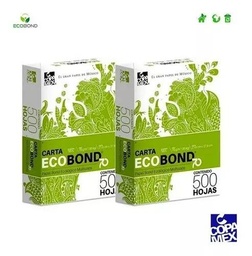Papel bond Ecobond Carta 70 g 95 blancura