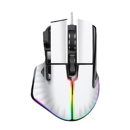 Mouse gamer Game Factor MOG602-WH 19000 DPI RGB blanco