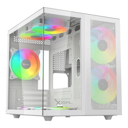 Gabinete gamer Xzeal XZGAMC1W cubo Micro ATX blanco