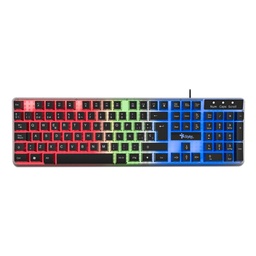 Teclado Stylos STTEALLED1T 105 teclas USB LED