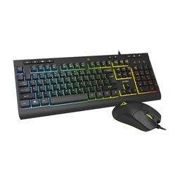 Kit teclado y mouse Acteck MK477G alámbrico RGB 8000 DPI