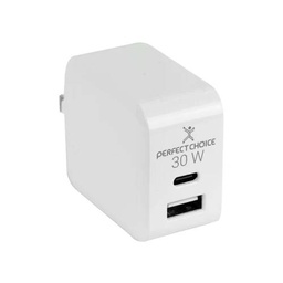 Cargador USB Perfect Choice PC-240426 30W 2 puertos