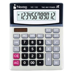 Calculadora Nextep NE-182 12 dígitos semi escritorio