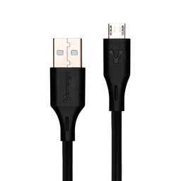 Cable USB-A a Micro USB Vorago CAB-M01B 1 m negro