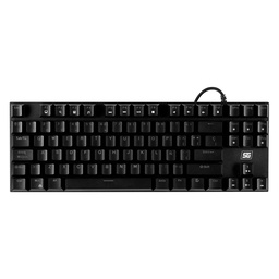 Teclado mecánico Vorago KB-600 TKL RGB negro