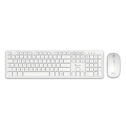Kit teclado y mouse inalámbrico Stylos STPKTM5W blanco