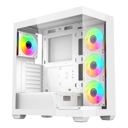 Gabinete gamer Xzeal XZCGB08W mid tower blanco