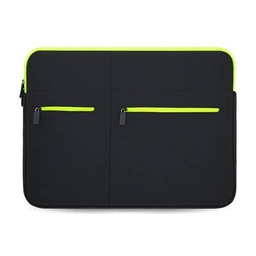 Funda para laptop Brobotix 6006023 AirCase 15.6" neopreno negro