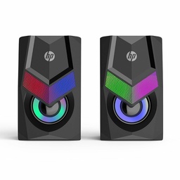 Bocinas HP DHE-6000 2.0 6W RGB 3.5mm para PC