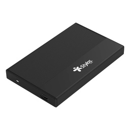 Gabinete para disco duro Stylos STEN251B 2.5" USB-C negro