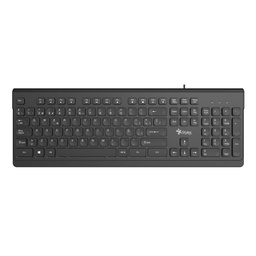 Teclado alámbrico Stylos STPTEC6B 104 teclas membrana USB