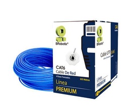 Bobina Cat6 UTP Brobotix 6006795 305m CCA azul