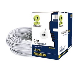 Bobina UTP Cat6 Brobotix 6006801 305m blanco CCA
