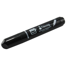 Marcador permanente Nextep NE-074 negro punta cincel 4mm
