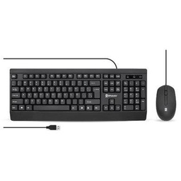 Kit teclado y mouse Brobotix 6007198 alámbrico USB 1200 DPI español