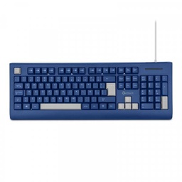 Teclado Getttech GGK-ESMWR-02-BL USB español azul