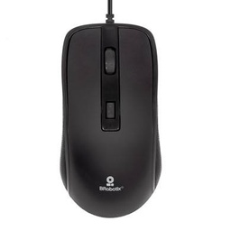 Mouse alámbrico Brobotix 6007204 USB 1600 DPI 3 botones