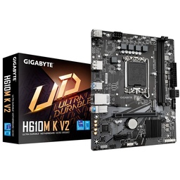 Tarjeta madre Gigabyte H610M K V2 LGA1700 DDR5 micro-ATX