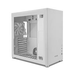 Gabinete gaming Yeyian Hussar Plus YCM-ASHUS-01WH ATX blanco