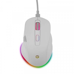 Mouse gamer Getttech GGM-RGBTR-01-WH 6400 DPI RGB