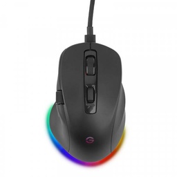 Mouse gamer Getttech GGM-RGBTR-01 6400 DPI RGB negro