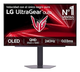 Monitor gamer OLED LG 27GX704A-B 27" QHD 240Hz