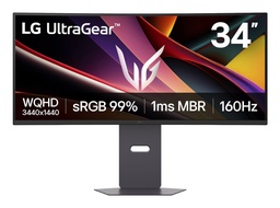 Monitor LG 34G600A-B UltraGear 34" WQHD 160Hz curvo