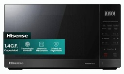 Horno de microondas Hisense HMMS3411DSV 1.4 pies negro inoxidable