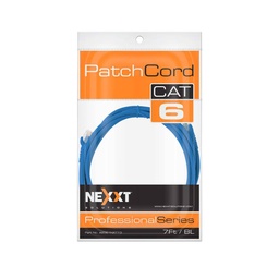 Patch cord Nexxt AB361NXT13 Cat6 UTP 7ft azul 24AWG