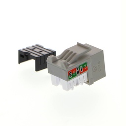 Jack RJ45 Nexxt Solutions AW121NXT21 Cat6 UTP gris