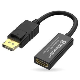 Adaptador DisplayPort a HDMI Brobotix 406641 15 cm negro