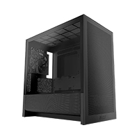 Gabinete PC NZXT H3 Flow CC-H31FB-01 Micro-ATX negro