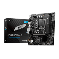 Tarjeta madre MSI PRO B760M-E LGA 1700 DDR5 Micro-ATX