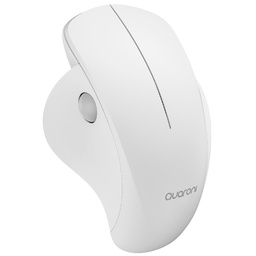 Mouse inalámbrico Quaroni MICOB1 1200 DPI óptico blanco