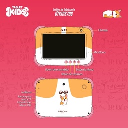 Tablet infantil Ghia GTKIDS7DG 7" 16GB Android 9