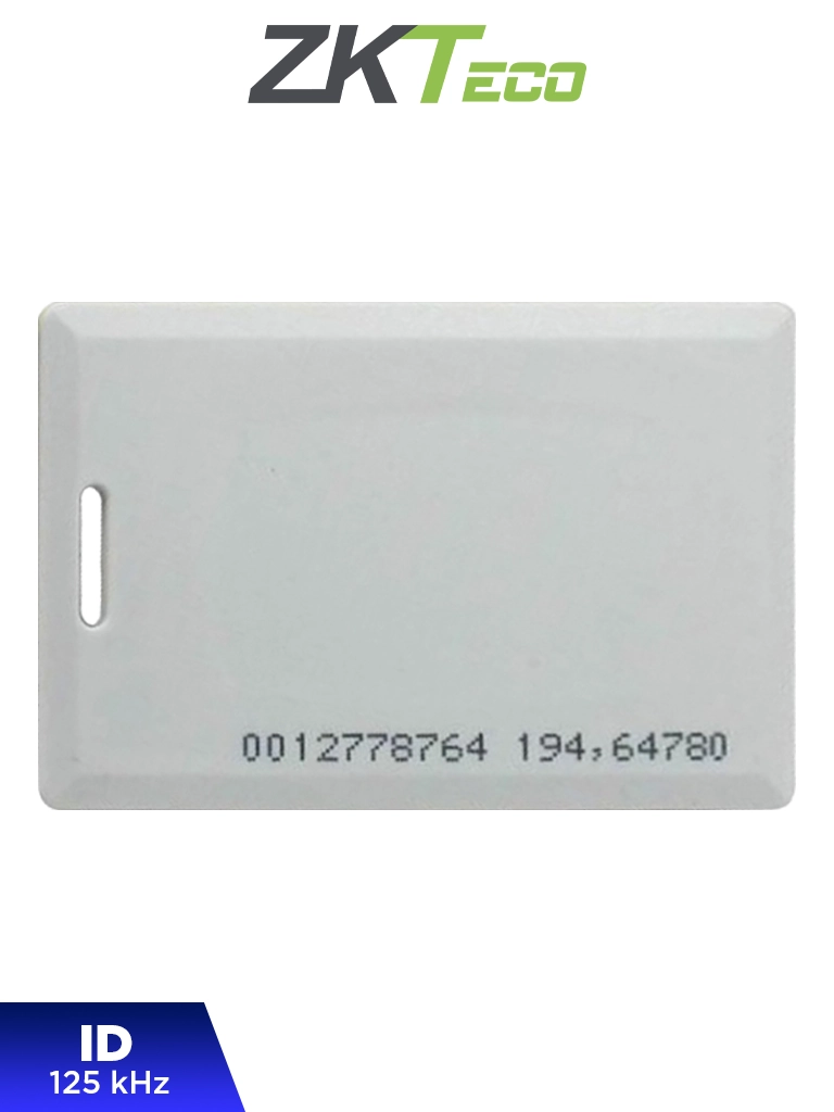 Tarjeta de proximidad ZKTeco IDCARDKR2K 125 kHz Clamshell