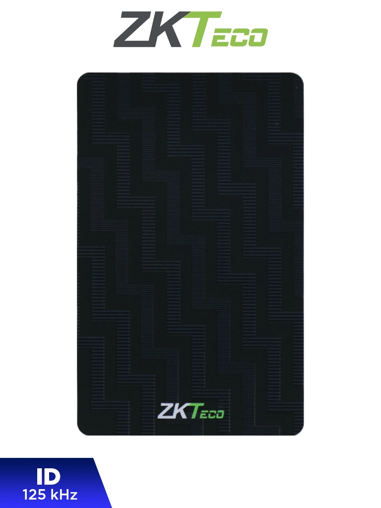 Tarjeta de proximidad ZKTeco IDCOLORCARD ID 125 kHz negra