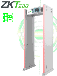 Arco detector de metales ZKTeco D4330 33 zonas 7"