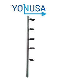 Poste de esquina Yonusa TUBOAP201 galvanizado 1.2 m