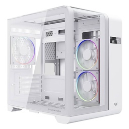 Gabinete PC gamer Balam Rush BR-941624 Micro-ATX blanco