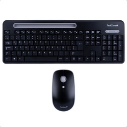 Kit teclado y mouse TechZone TZCOMBINA06 inalámbrico USB