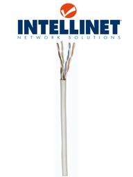 Bobina cable UTP Cat6 Intellinet 334136 305 m gris cobre