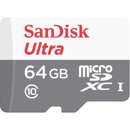 Memoria microSDXC SanDisk SDSQUNR-064G 64GB Clase 10