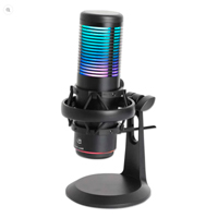 Micrófono condensador USB Manhattan 102674 RGB cardioide