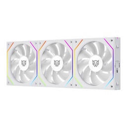 Kit 3 ventiladores Balam Rush EXL95 120 mm ARGB blanco