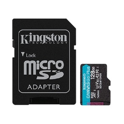 MicroSD Kingston Canvas Go! Plus 128GB UHS-I U3 V30 A2