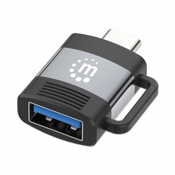 Adaptador USB-C macho a USB-A hembra Manhattan 356312