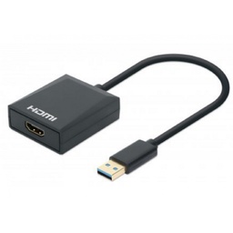 Adaptador USB-A a HDMI Manhattan 153690 1080p 60 Hz